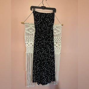 Urban Outfitters Wide Leg Black & White polka dot Jumpsuit